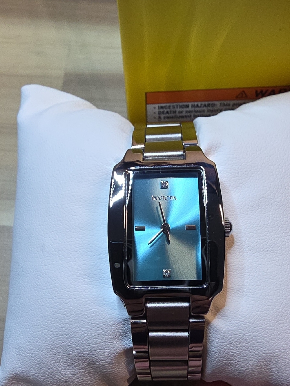 Invicta Stainless Steel Watch with Teal Sunburst Dial - Picture 9 of 9